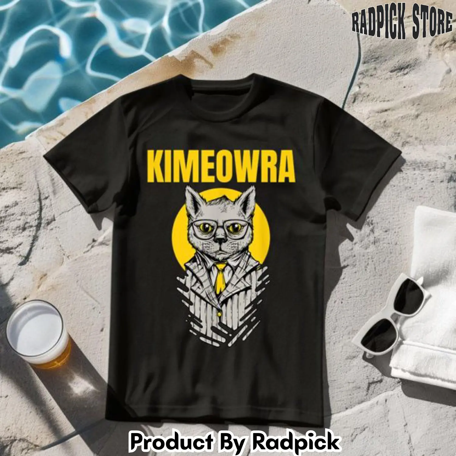 Kimeowra gangster cat tshirt rp2634258